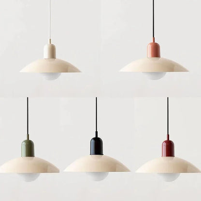 Macaron Bauhaus Iron Dome Pendant Light