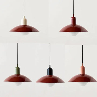 Macaron Bauhaus Iron Dome Pendant Light