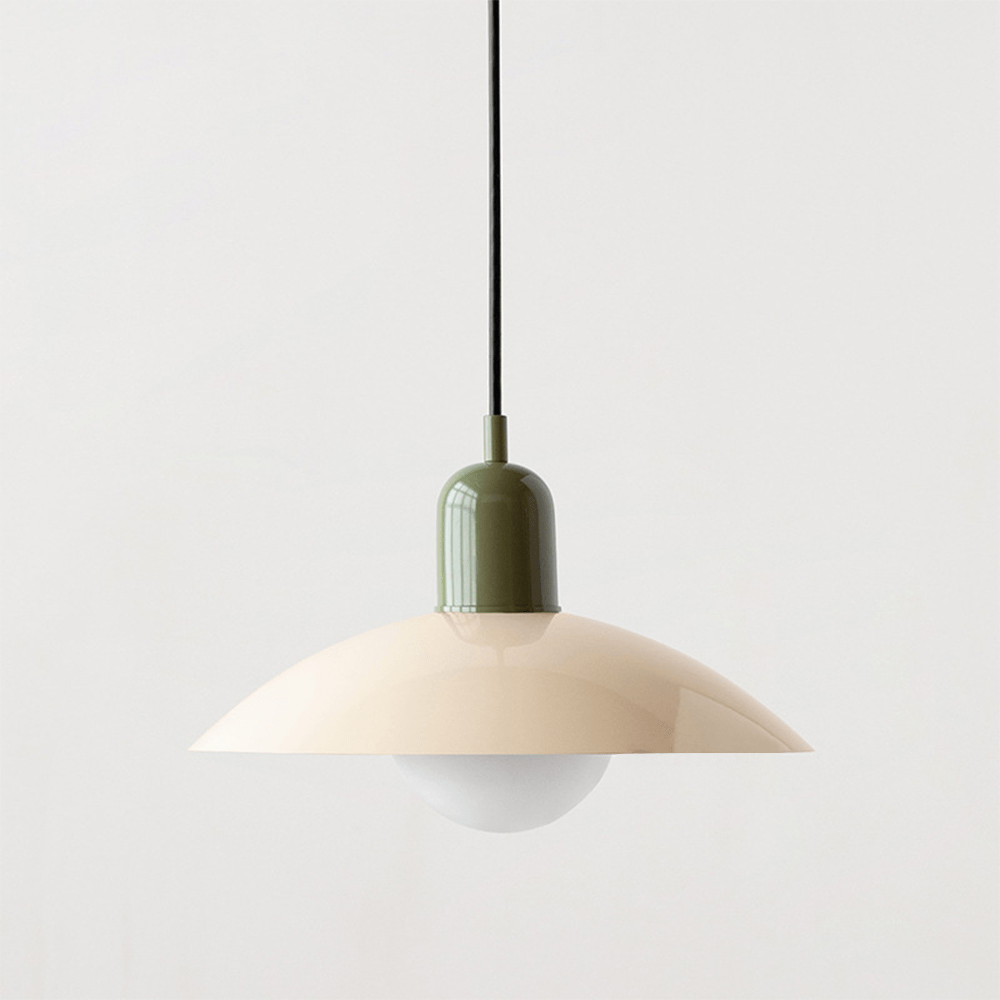 Macaron Bauhaus Iron Dome Pendant Light