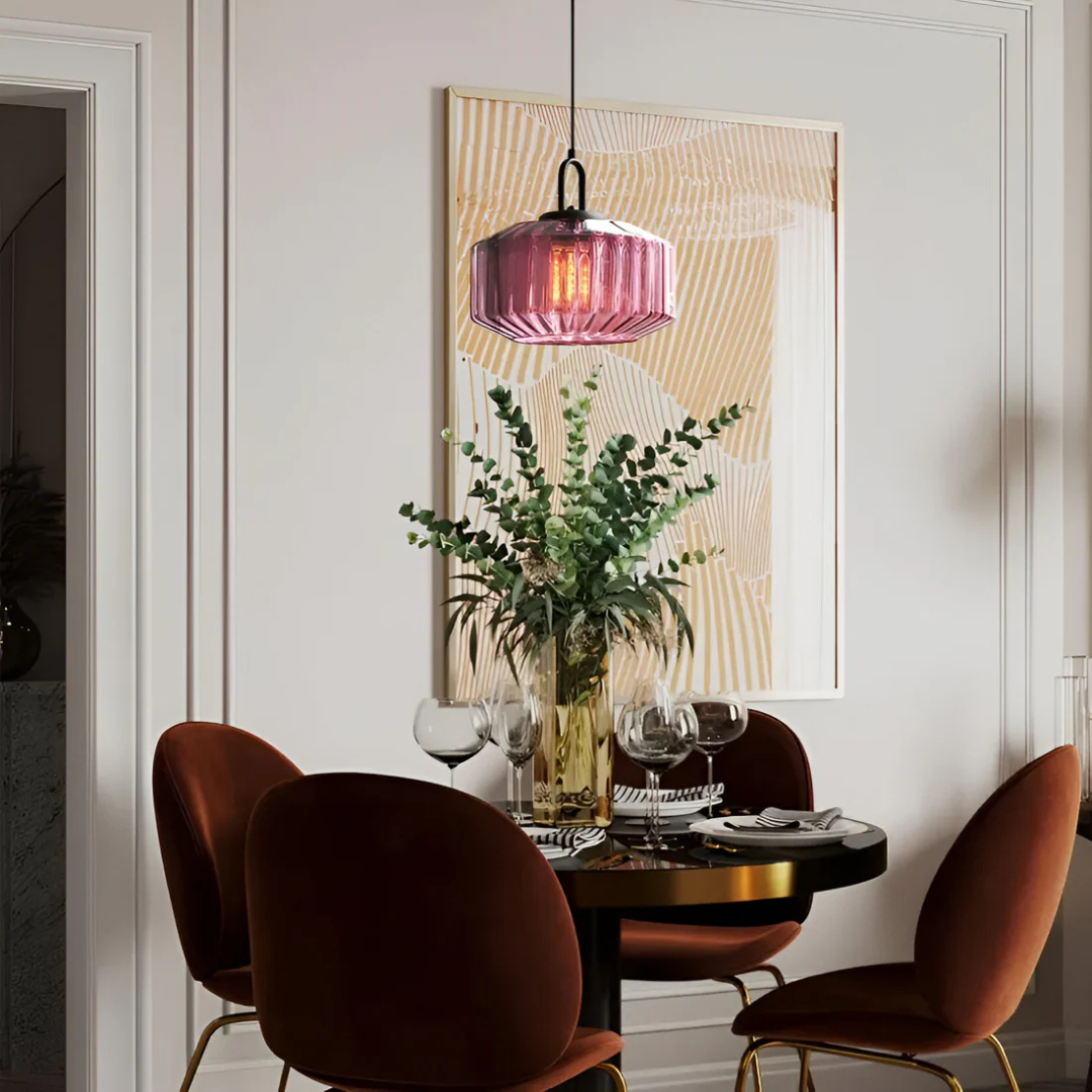 Mireta Retro Tinted Glass Pendant Light
