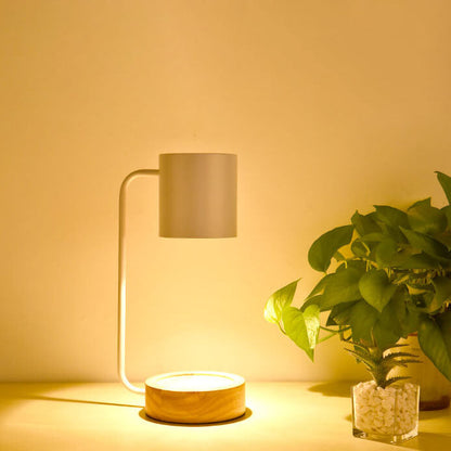 Japanese Minimalist Wooden Candle Warmer Lamp