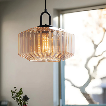 Mireta Retro Tinted Glass Pendant Light