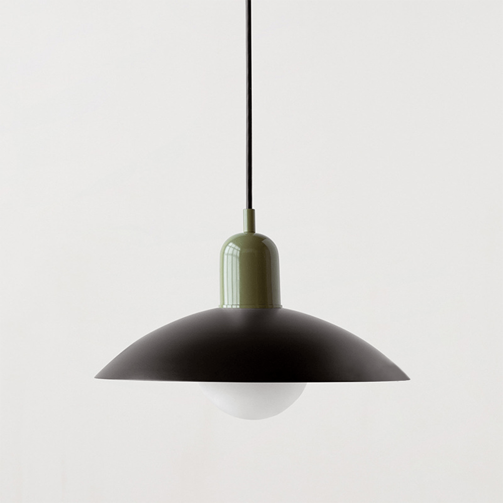 Macaron Bauhaus Iron Dome Pendant Light