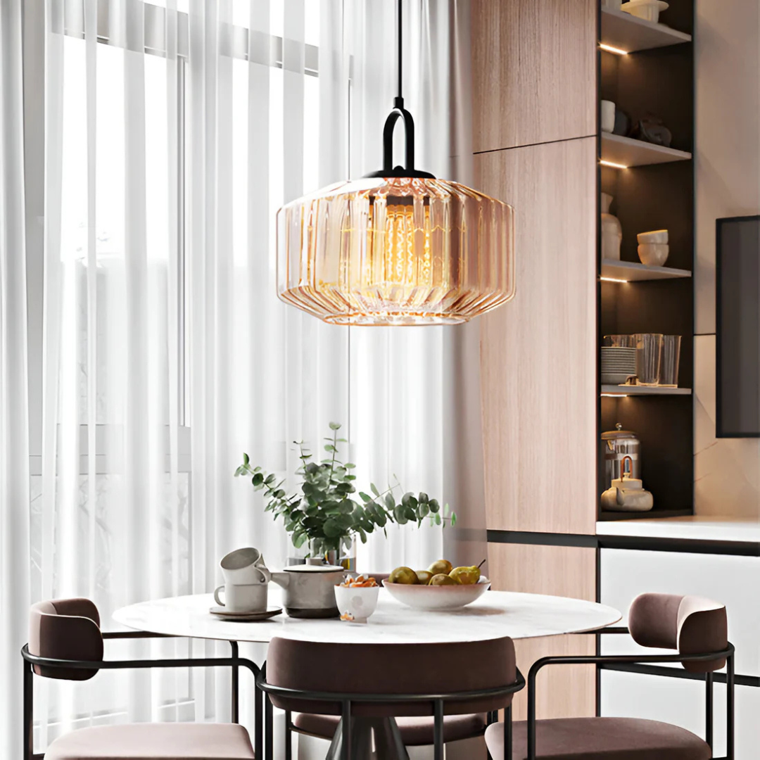 Mireta Retro Tinted Glass Pendant Light