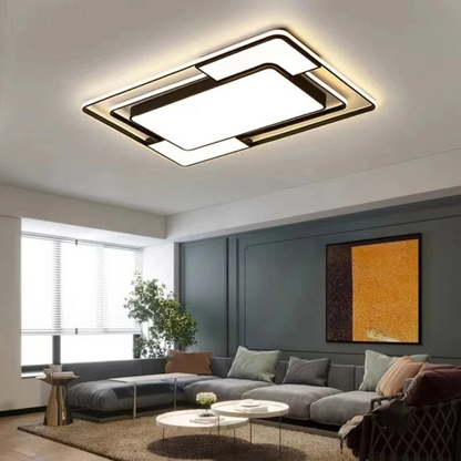 Geometric Remote Control LED Ceiling Light
