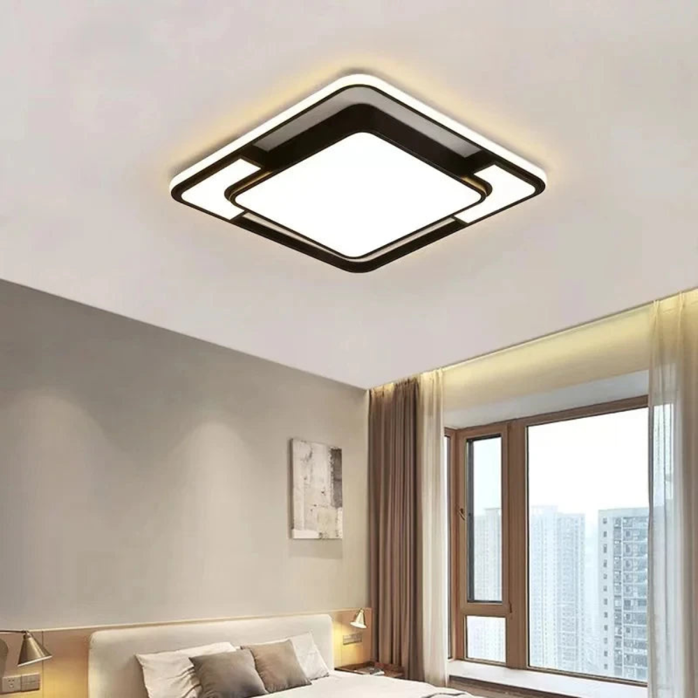 Geometric Remote Control LED Ceiling Light