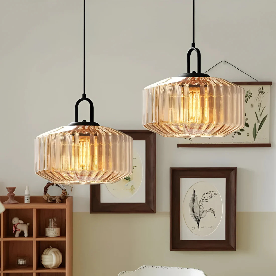 Mireta Retro Tinted Glass Pendant Light