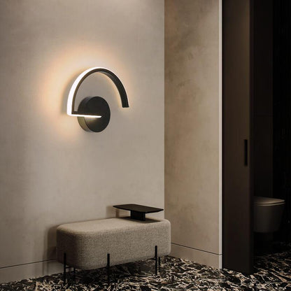 Curves Line LED Wall Light | Modern Minimalist Arc Design