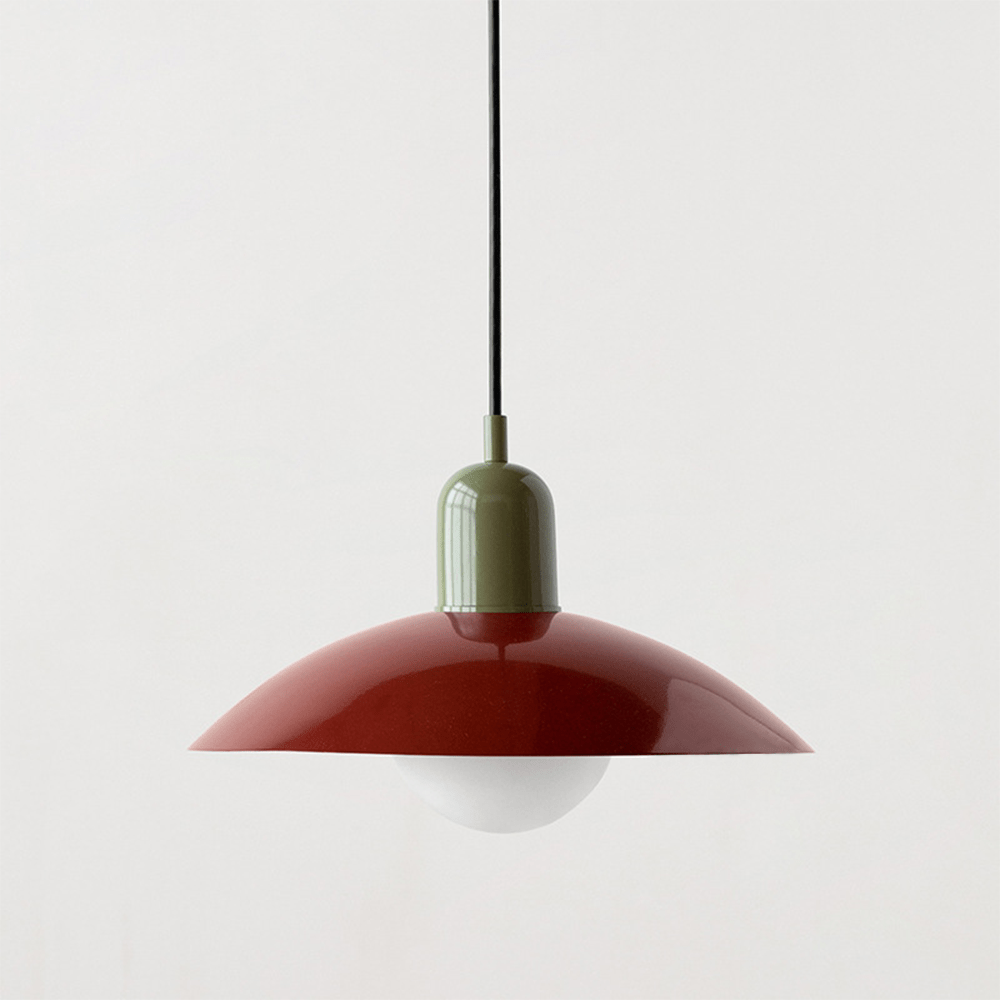 Macaron Bauhaus Iron Dome Pendant Light