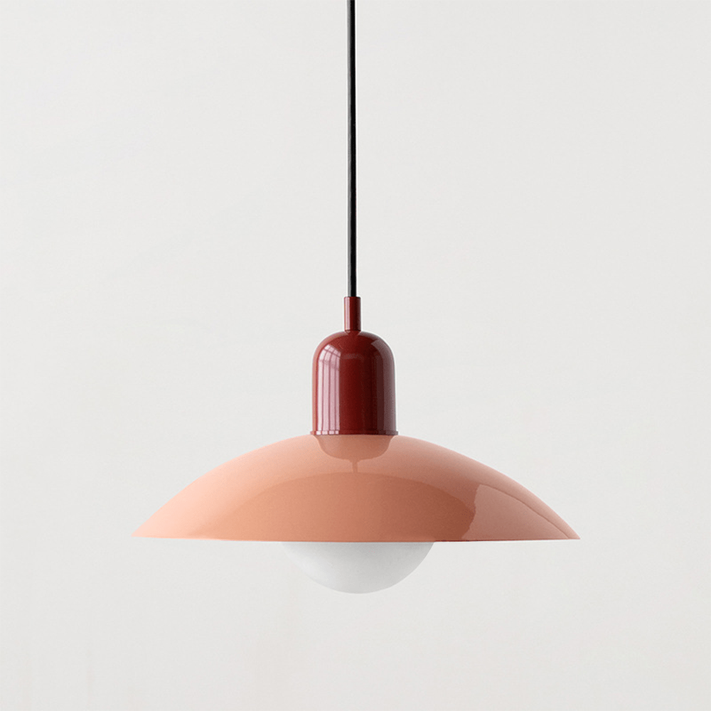 Macaron Bauhaus Iron Dome Pendant Light