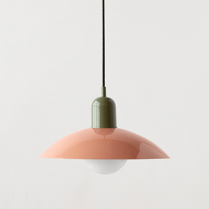 Macaron Bauhaus Iron Dome Pendant Light