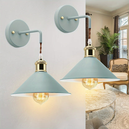 Oil-Rubbed Industrial Metal Wall Sconce
