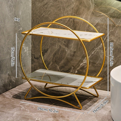 Cat Ear Double-Tier Bathroom Organiser
