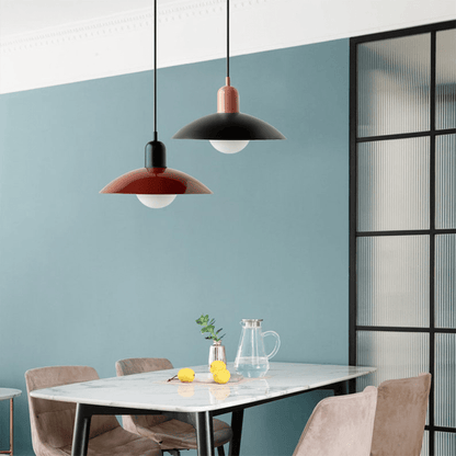 Macaron Bauhaus Iron Dome Pendant Light