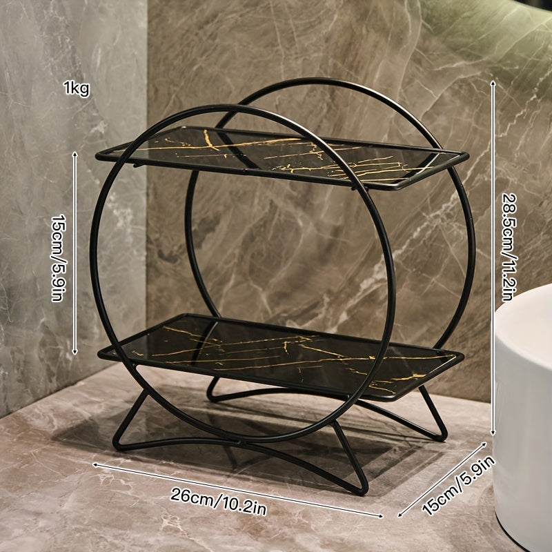 Cat Ear Double-Tier Bathroom Organiser