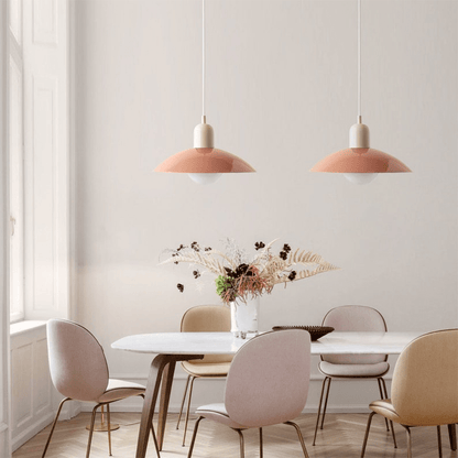 Macaron Bauhaus Iron Dome Pendant Light