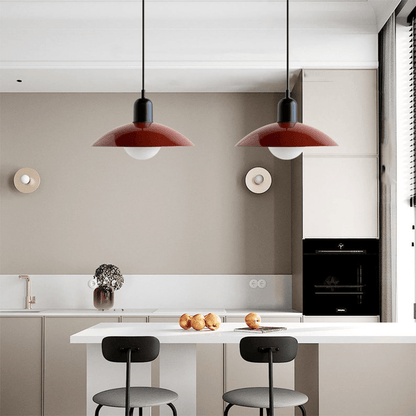 Macaron Bauhaus Iron Dome Pendant Light