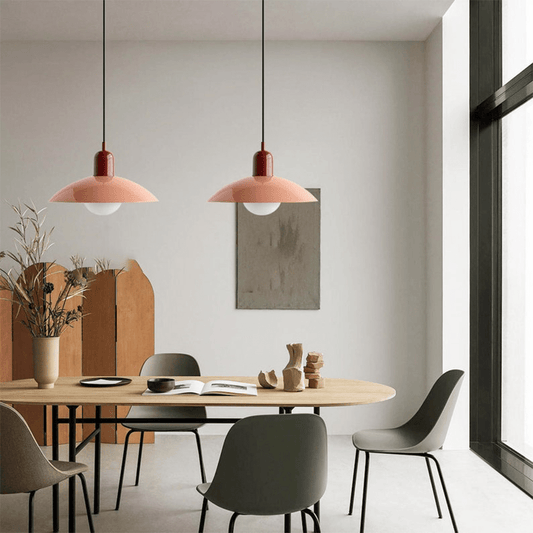 Macaron Bauhaus Iron Dome Pendant Light