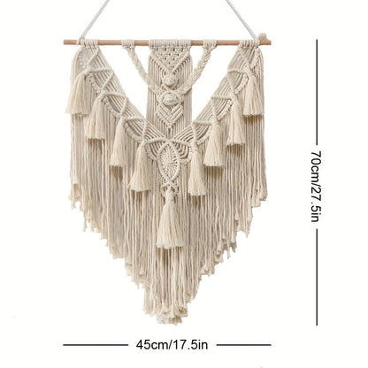 Bohemian Handwoven Macrame Wall Hanging