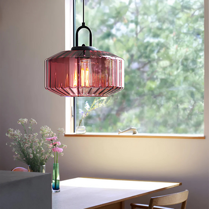 Mireta Retro Tinted Glass Pendant Light