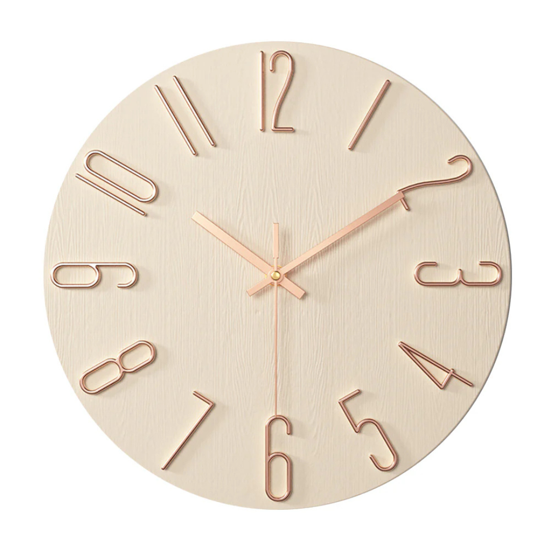 Noble Minimalist Silent Wall Clock