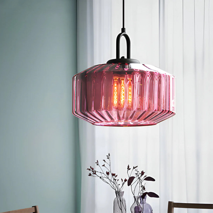 Mireta Retro Tinted Glass Pendant Light