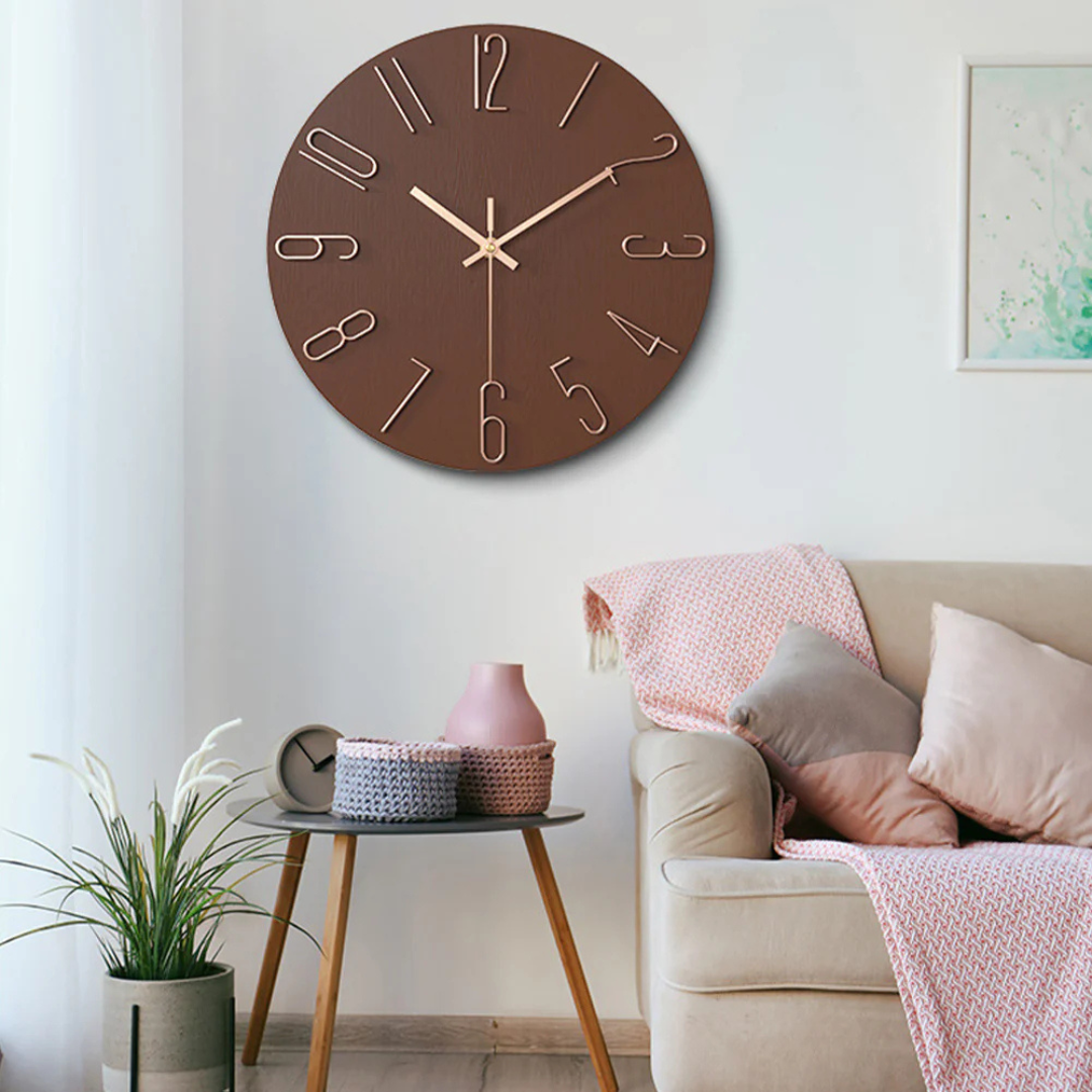 Noble Minimalist Silent Wall Clock