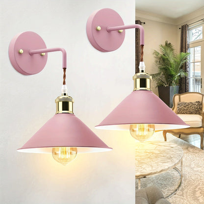 Oil-Rubbed Industrial Metal Wall Sconce