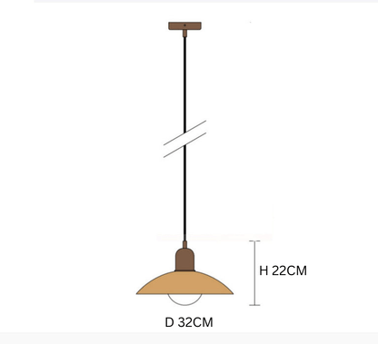 Macaron Bauhaus Iron Dome Pendant Light