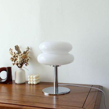 Sculpted Glass Table Lamp
