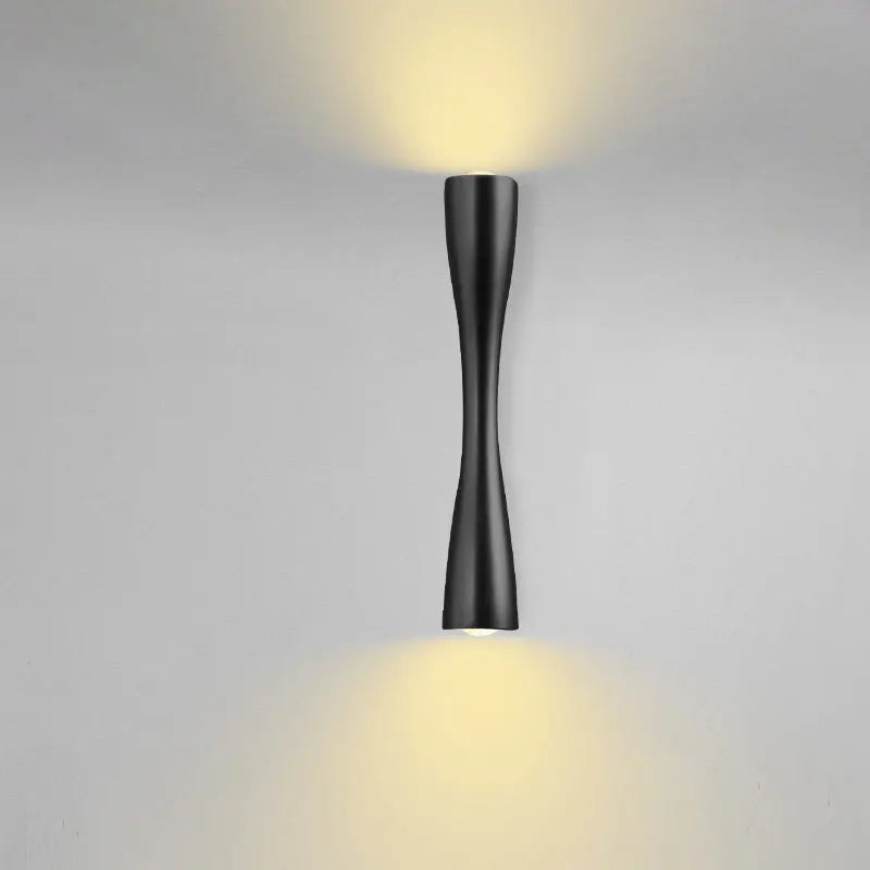 Gold Up and Down Waterproof Wall Light