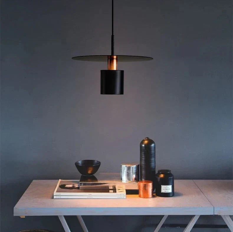 JET Cylinder Disc Pendant Light