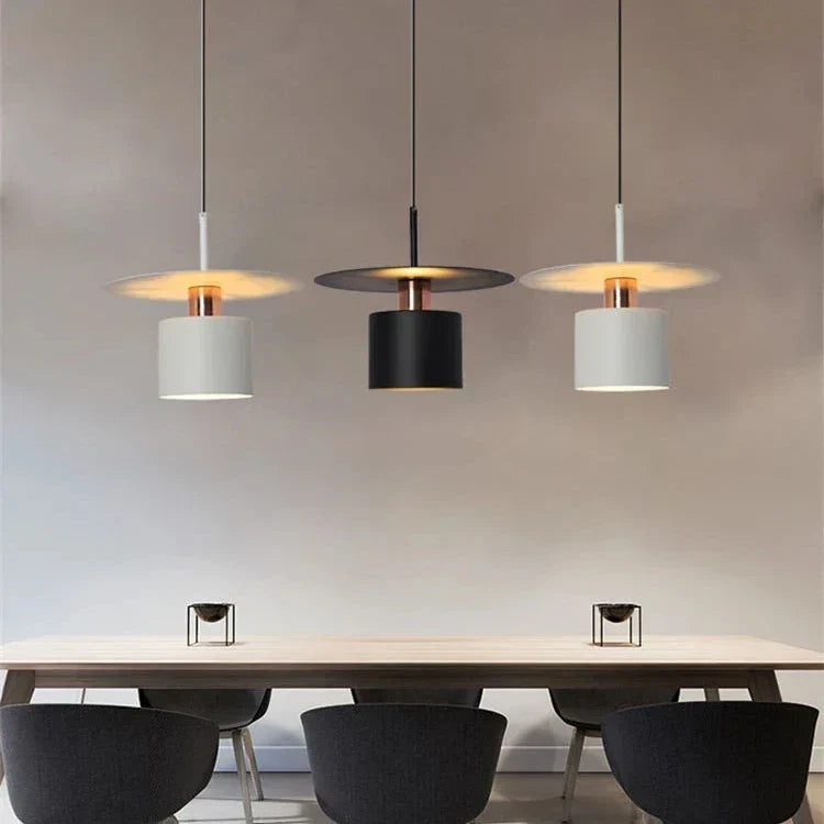JET Cylinder Disc Pendant Light