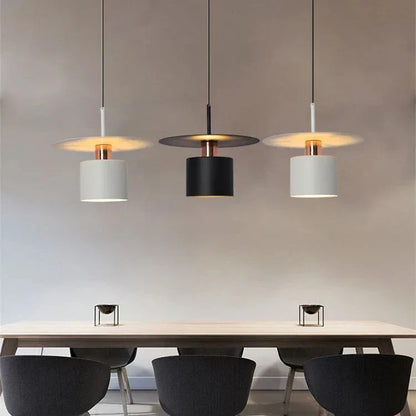 JET Cylinder Disc Pendant Light