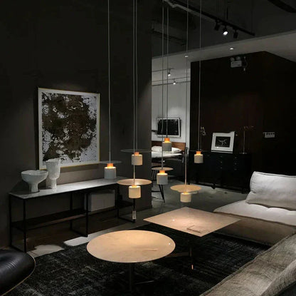 JET Cylinder Disc Pendant Light