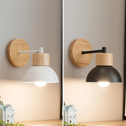 Wood and Metal Nordic Wall Lamp