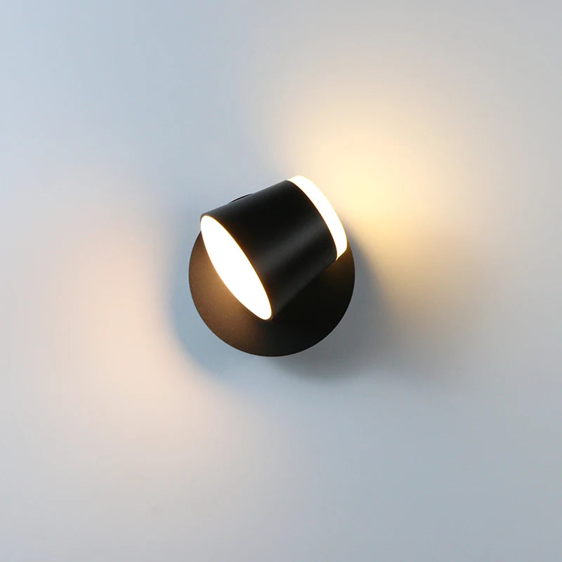BrightGlow Rotatable Aluminium LED Wall Lamp