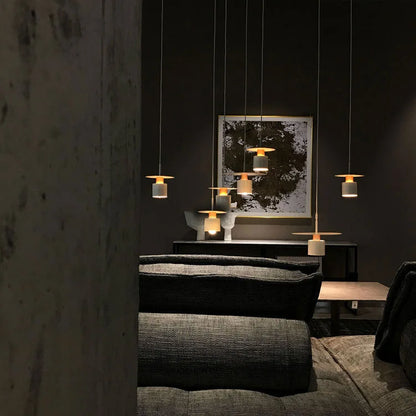 JET Cylinder Disc Pendant Light