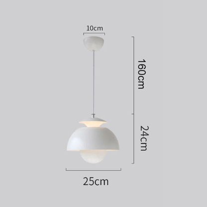 Scandinavian Flower-Bud LED Pendant Light