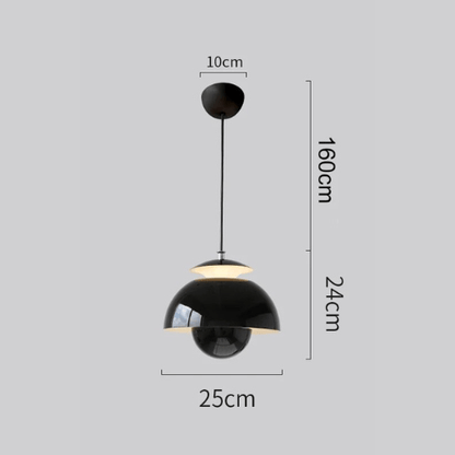 Scandinavian Flower-Bud LED Pendant Light