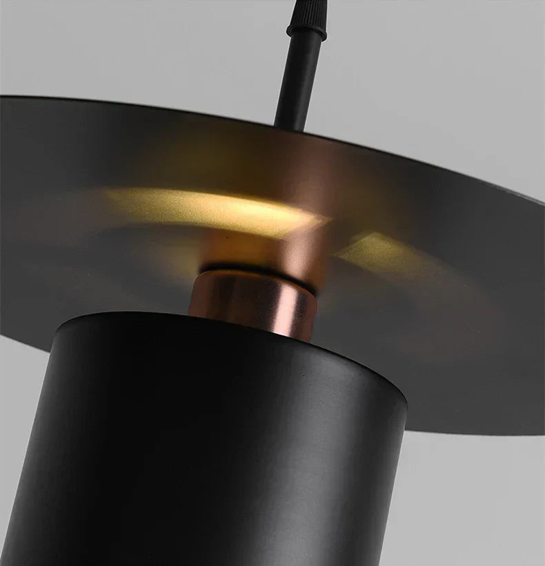 JET Cylinder Disc Pendant Light