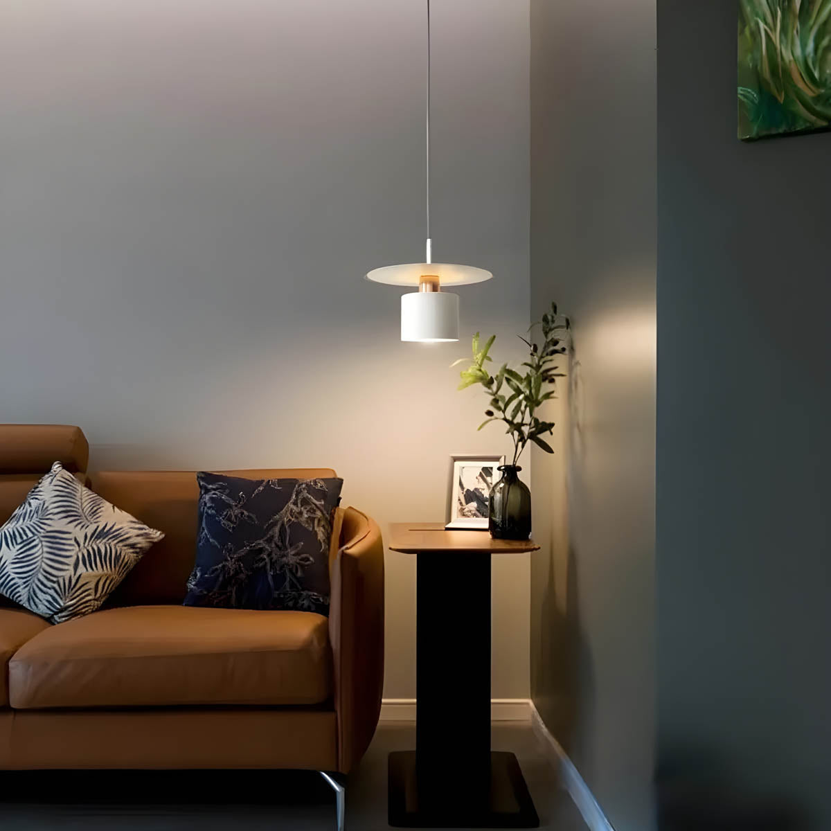 JET Cylinder Disc Pendant Light