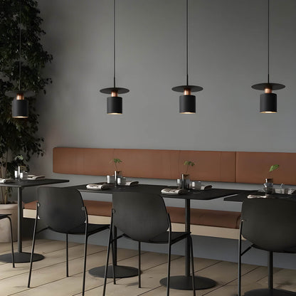 JET Cylinder Disc Pendant Light
