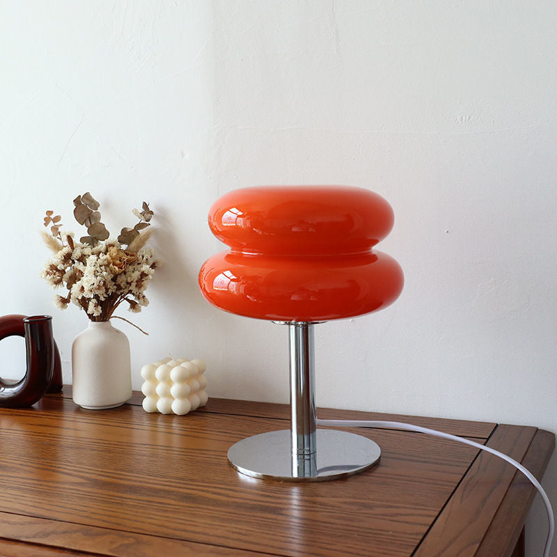 Sculpted Glass Table Lamp