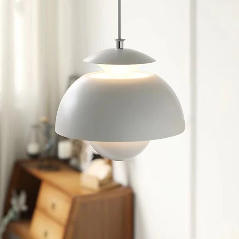 Scandinavian Flower-Bud LED Pendant Light