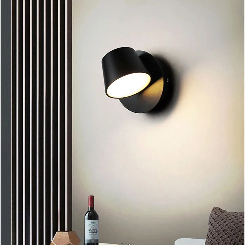 BrightGlow Rotatable Aluminium LED Wall Lamp