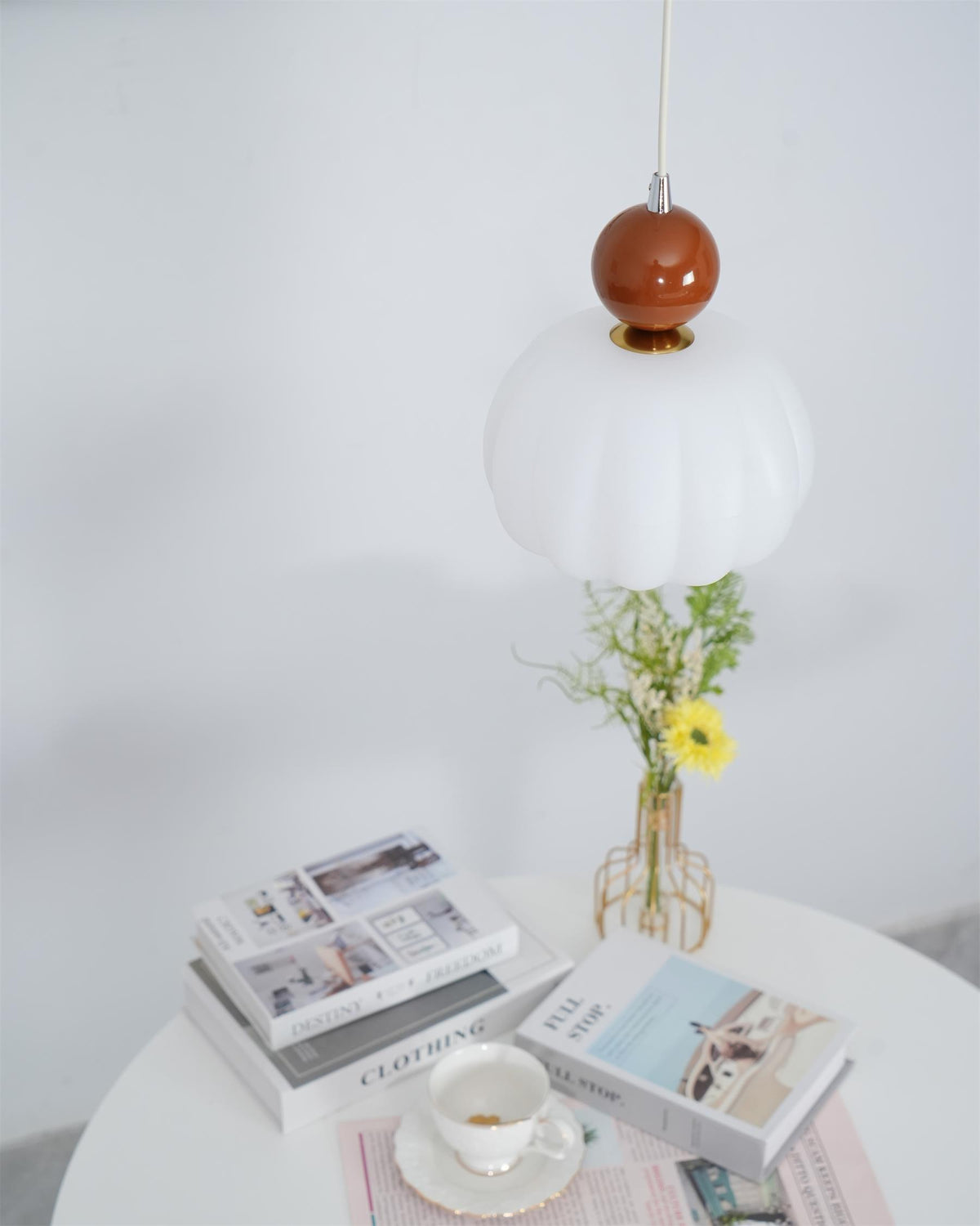 Yedra Pumpkin Acrylic Pendant Lamp
