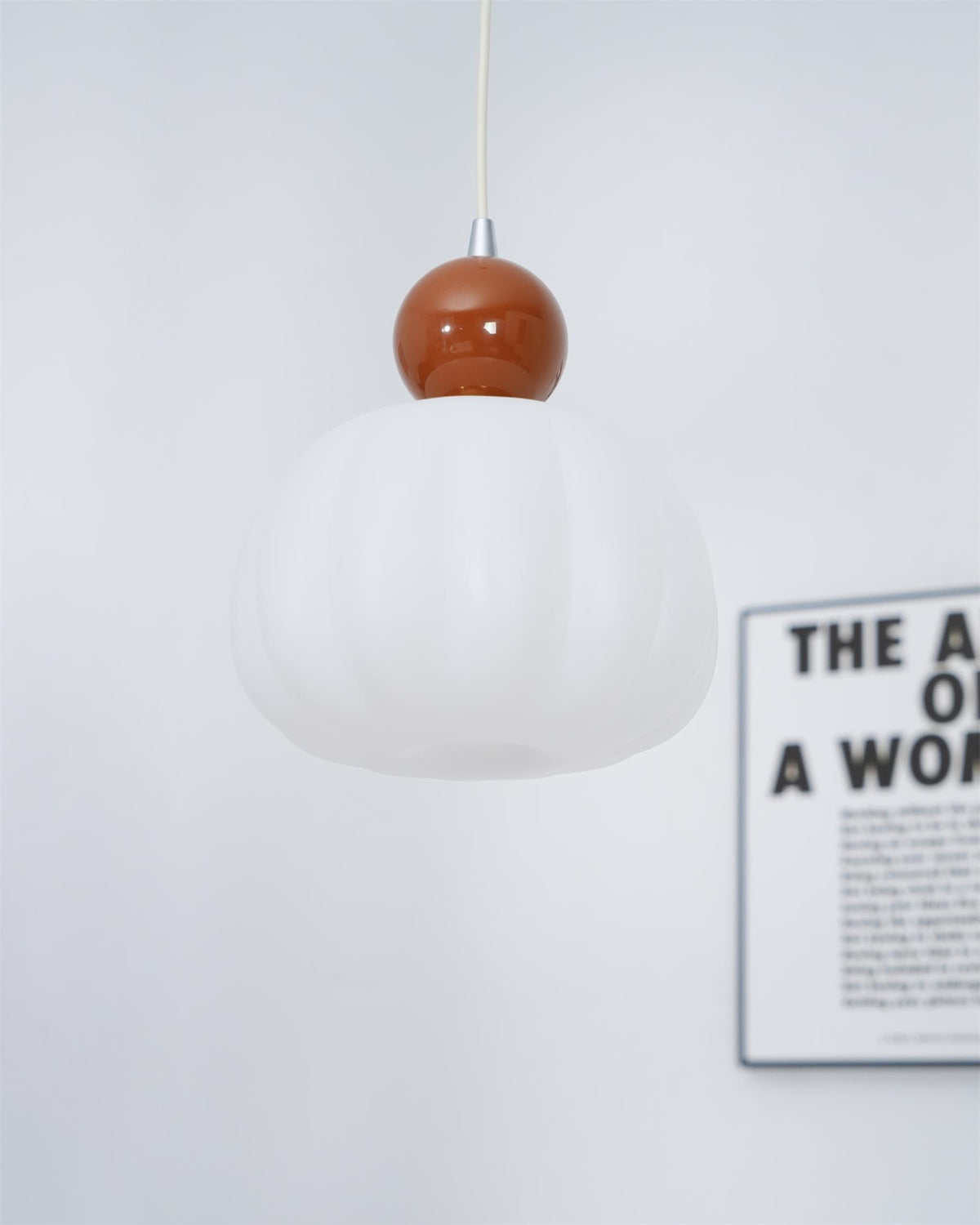 Yedra Pumpkin Acrylic Pendant Lamp
