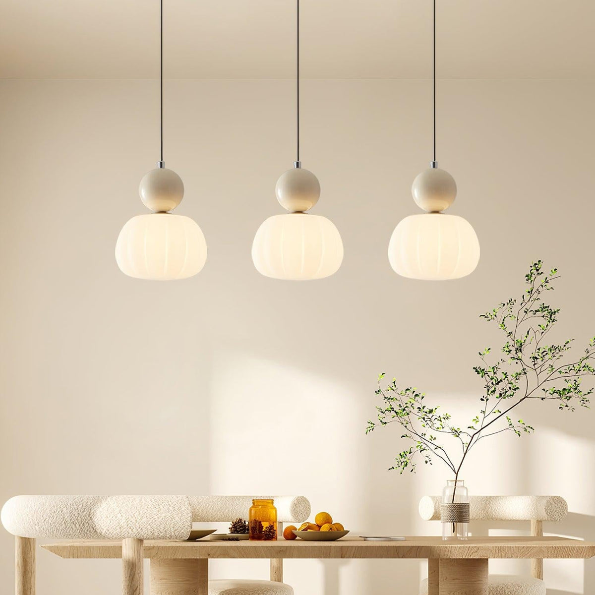 Yedra Pumpkin Acrylic Pendant Lamp