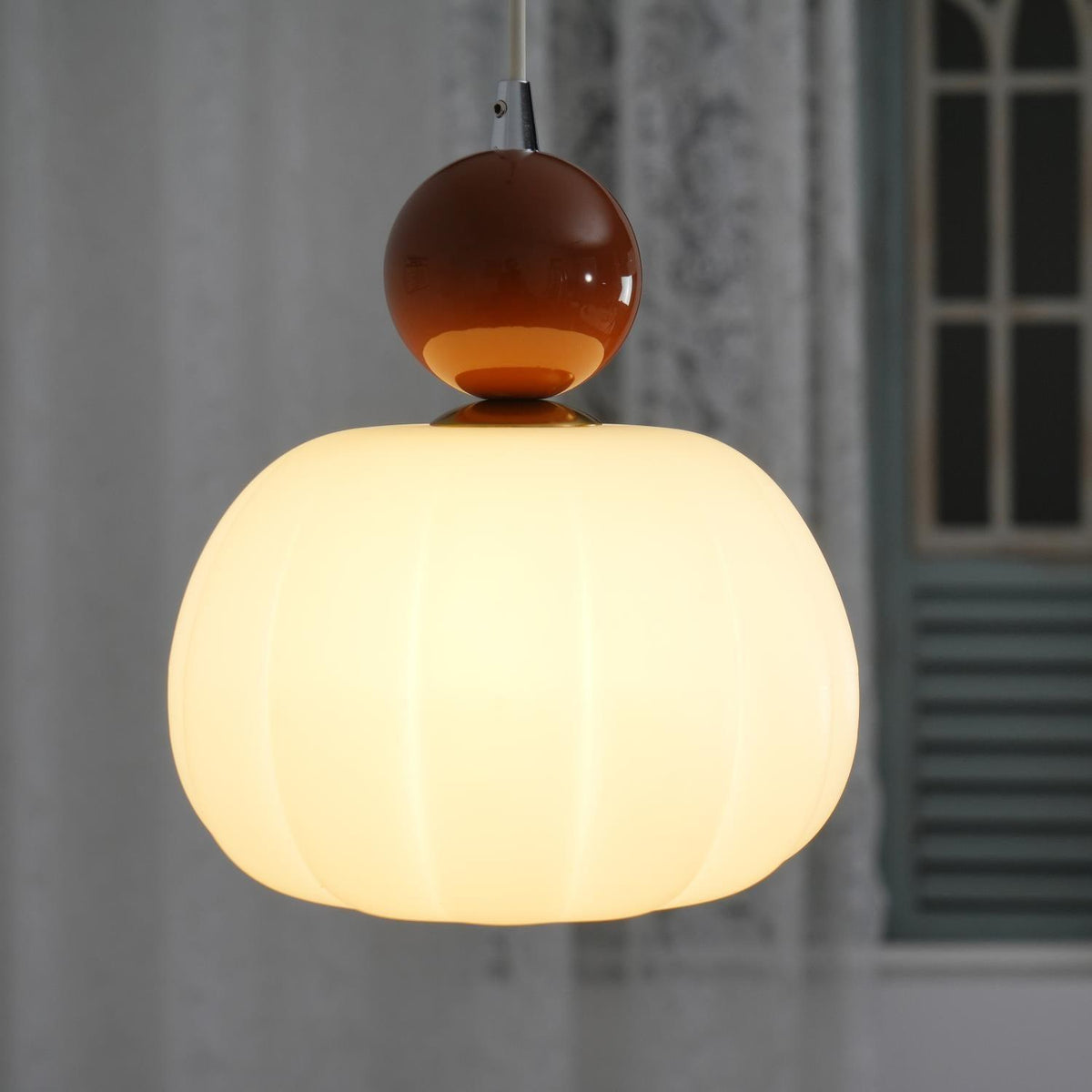 Yedra Pumpkin Acrylic Pendant Lamp